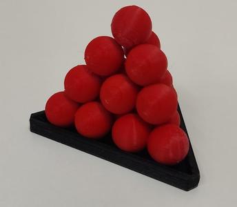 Pyramid of balls