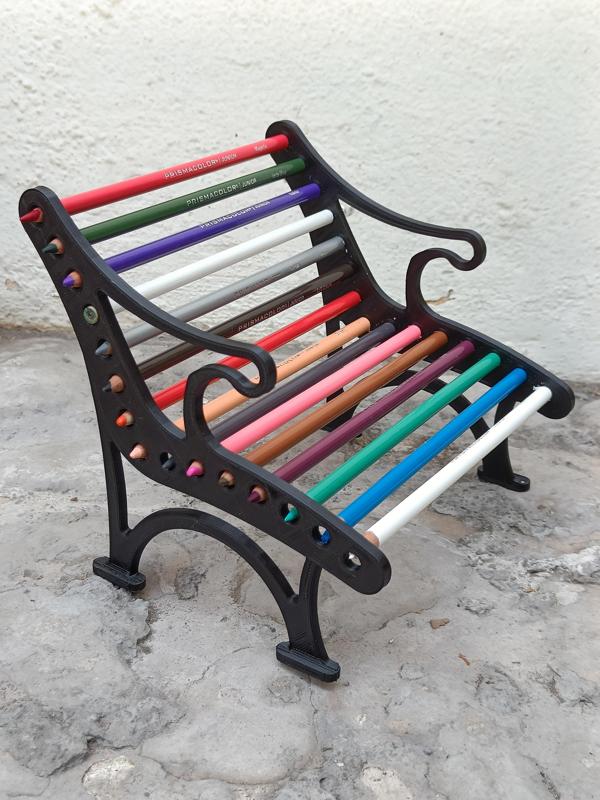 Pencil bench