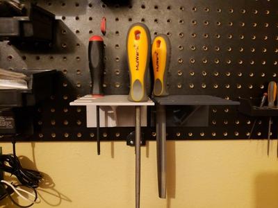Modular Pegboard System - Screwdriver Holders