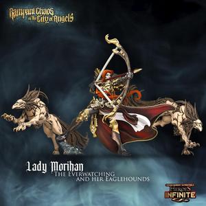 Lady Morihan The Everwatching and her Eaglehounds