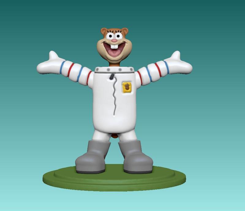 sandy cheeks from spongebob squarepants and stumble guys