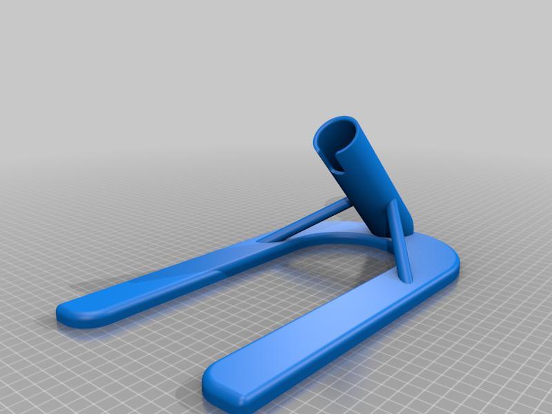 Ice fishing rod holder