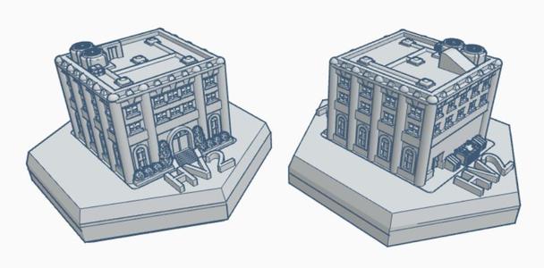 Modern Bank Hex Map Scale