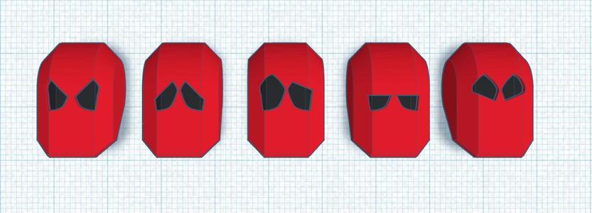 DUMMY 13 goes to COMIC CON - Emotional Deadpool masks