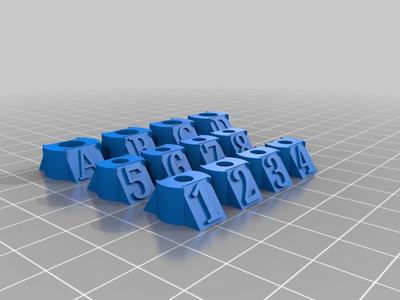 X-wingTMG Target Lock Tokens and Ship ID Peg Markers