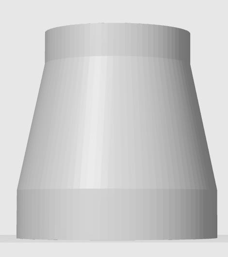 Round duct transition