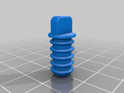 Small drain plug for LG washing machine