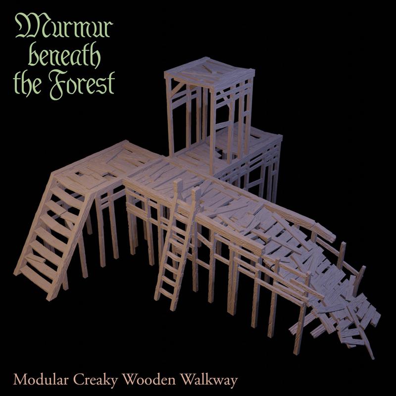 Modular Creaky Wooden Walkway