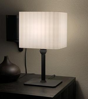 Curvy Lamp Shade with Stem Assembly