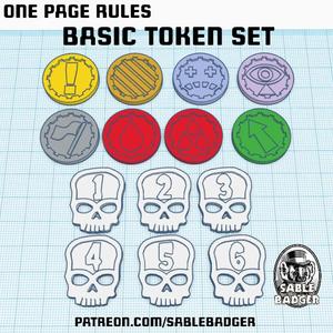 Game Token Project - One Page Rules Tokens