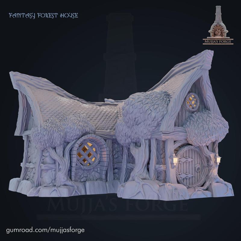 Fantasy forest house