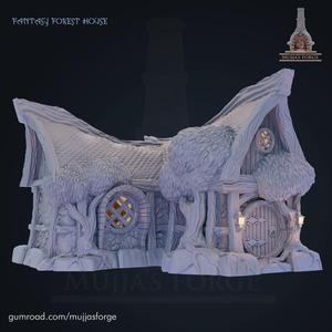 Fantasy forest house