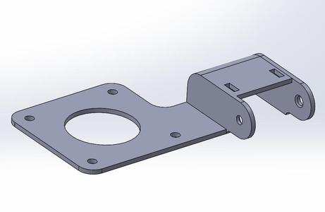 Ender 3 Cable Chain Extruder Braket