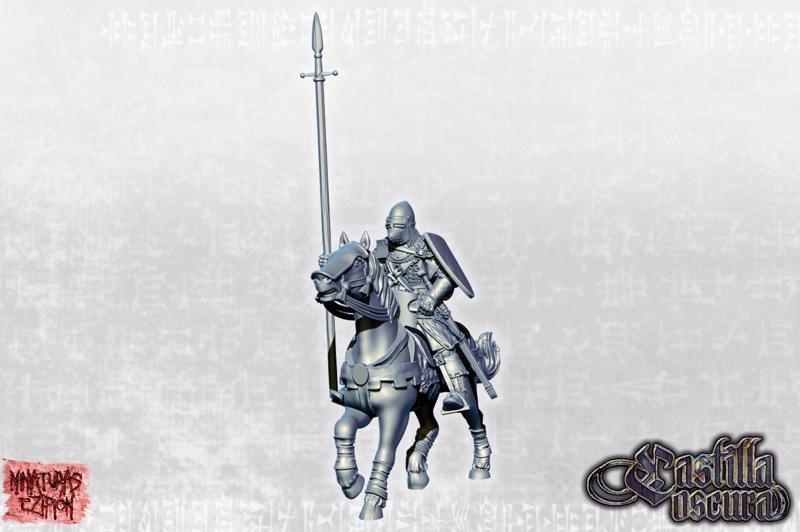 Frontier Knight on horse - July's Release