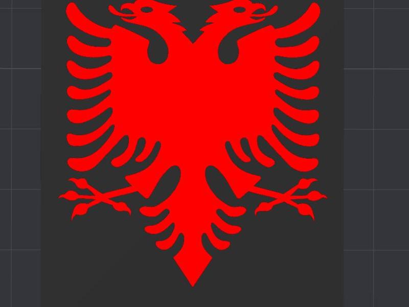 Albania Keychain