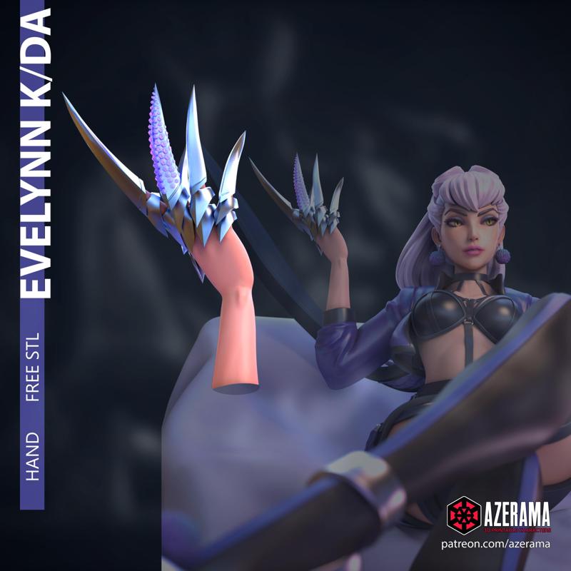 Evelynn K/DA Hand
