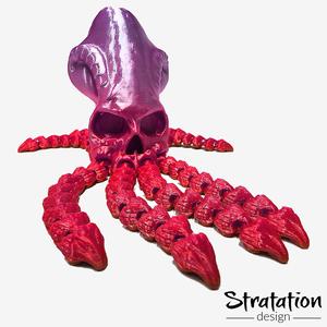 Flexi-Skulltopus, articulated anti-stress fidget toy