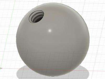 ball with m2 thread