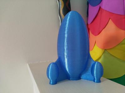 Mars III Rocket and can be printed with no supports and no infill