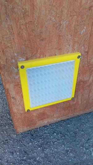 Cat flap with door