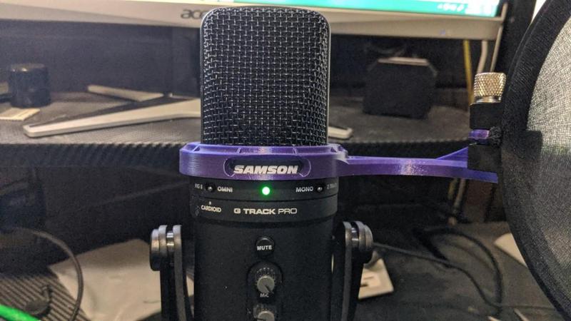 Samson G-Track Pro pop filter arm