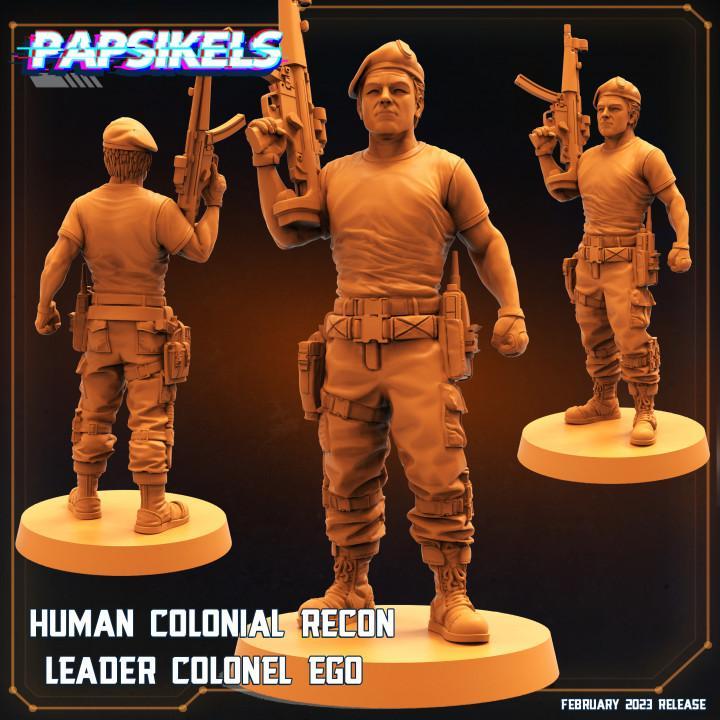 HUMAN COLONIAL RECON LEADER COLONEL EGO