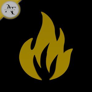 Simple Flame Symbol - 2D Art