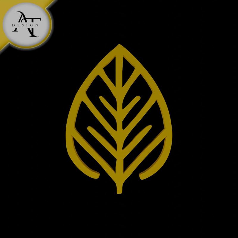 Simple Leaf Symbol - 2D Art