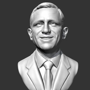 Daniel Craig 3D print model