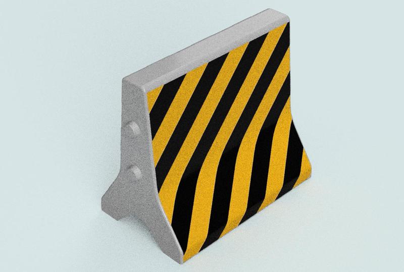 Jersey barrier 1/10 scale with connection