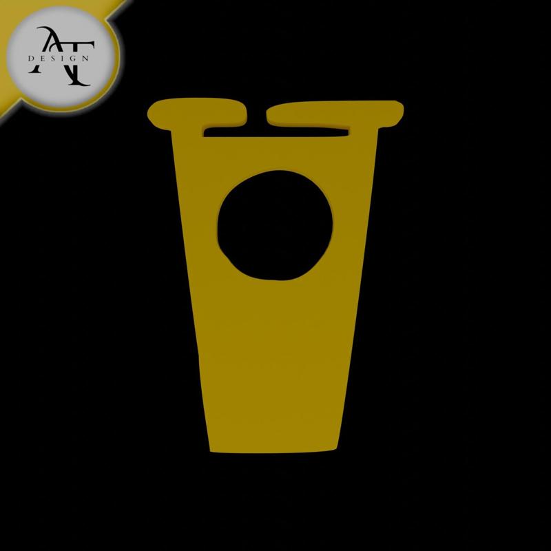 Simple Coffee Cup Symbol - 2D Art