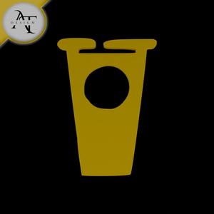 Simple Coffee Cup Symbol - 2D Art
