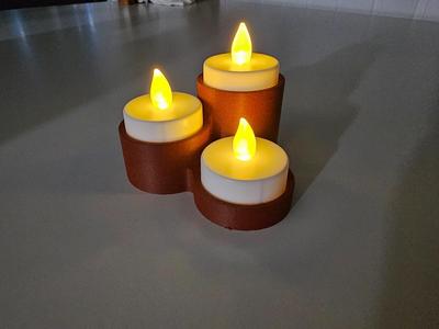Led candle holder