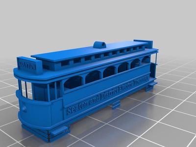 Z Gauge (NN3) Single decker Tram No.14