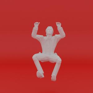 Character Pose Toy Man Miniature Figure 135