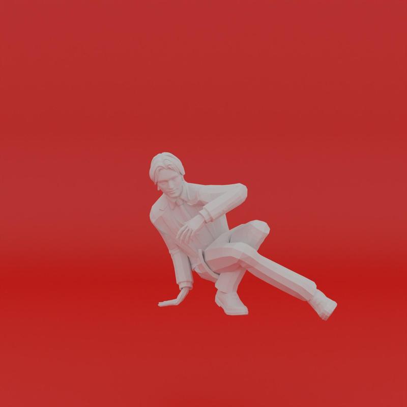Character Pose Toy Man Miniature Figure 110
