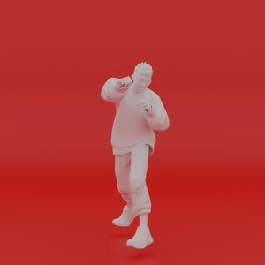 Character Pose Toy Man Miniature Figure 045