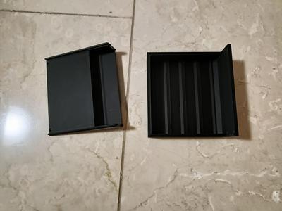 L shaped box / storage for battery