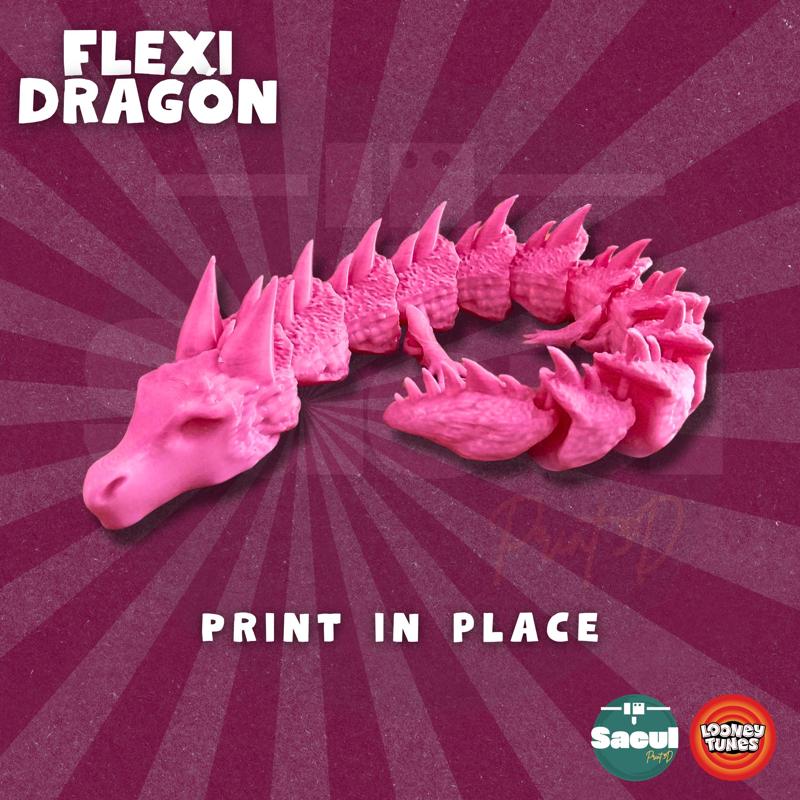 ¡Dragón Articulable - Archivo STL para Impresión 3D!