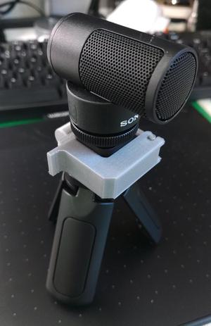 Mount for SONY ECM-G1 (Can be used for both tripod and display)