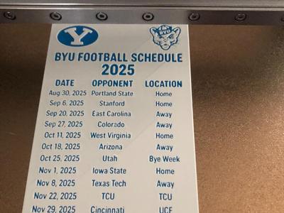 2025 BYU Schedule 