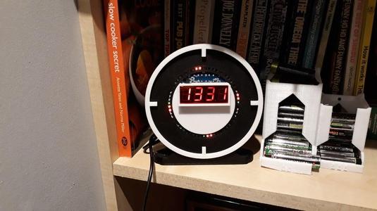 DS1302 Rotating LED Clock Module Housing (Modular... Sort of!)