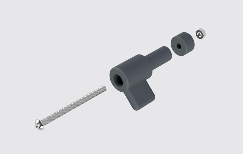 Twist Lock replacement for Bosch Mum 6120 - Vegetable Slicer Accessory