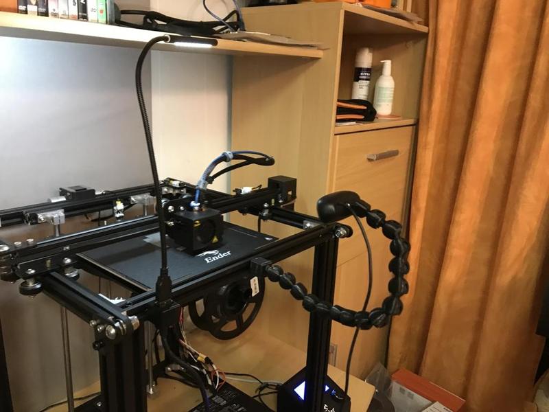 Flexible camera mount for Logitech C270 on V-Slot2020