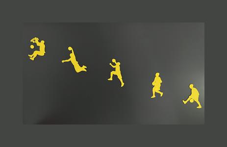 "Basketball Player in Action" Wall Art #1