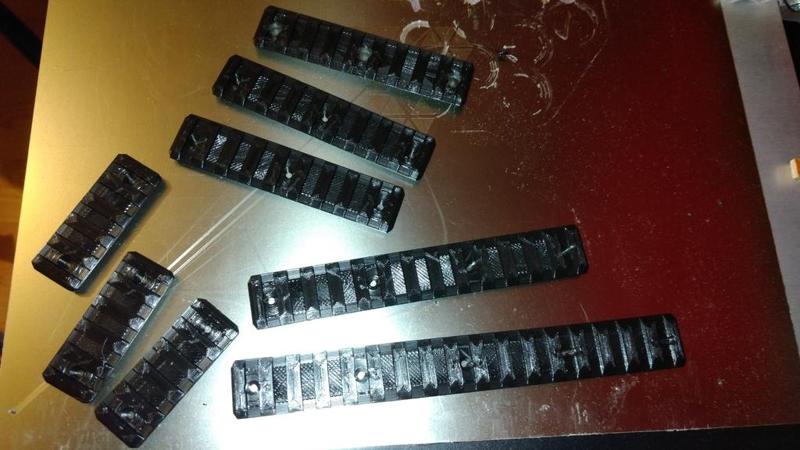 URX 3 and 3.1 side and bottom picatinny rails set for M4 AR15 AK and others