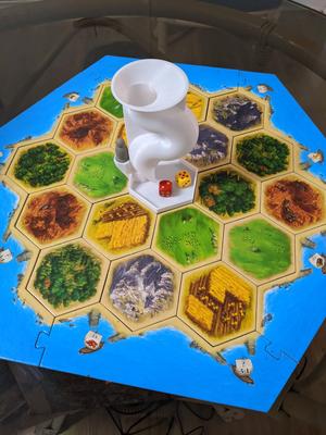 Dice  Tower - Catan Desert Tile