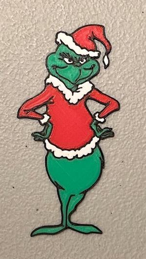 Multicolor Grinch Magnet