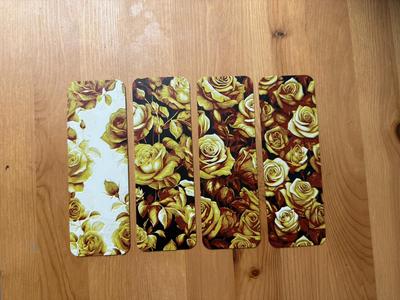 x4 Rose Bookmarks