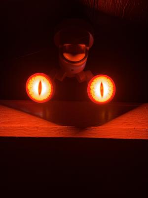 Dragon eye cap for security light